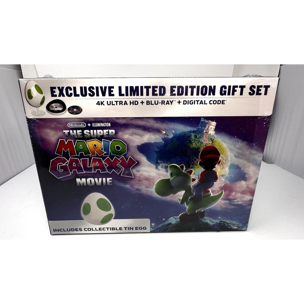 The Super Mario Galaxy Movie Collectible Exclusive Limited Ed Gift Set NEW